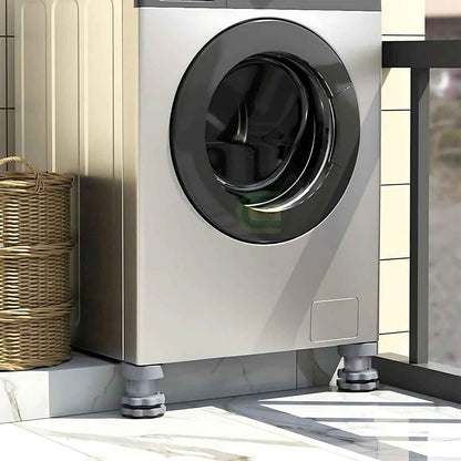 Adjustable Anti-vibration Pads For Washing Machine And Refrigerator Base (4 Pc)