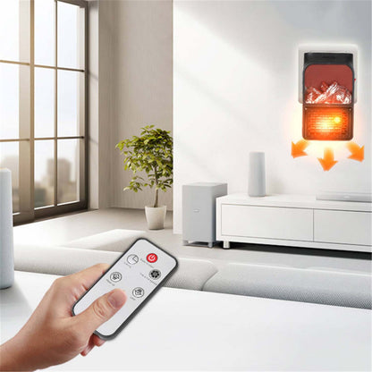 Portable Electric Fireplace Lamp Led Flame Heater (1000w  1 Pc)