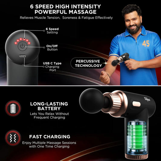 Gun Massage Machine For Pain Relief (With USB Cable)